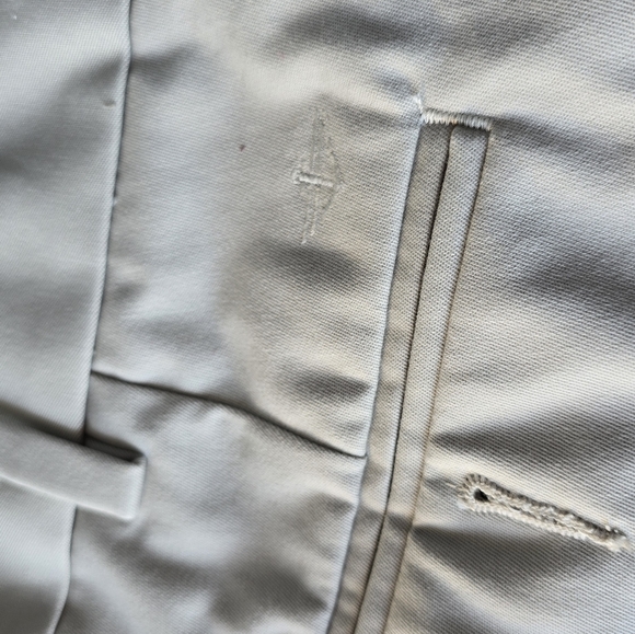 (2pr.)Men's Dockers Classic Pants - Olive and Beige - Picture 6 of 7